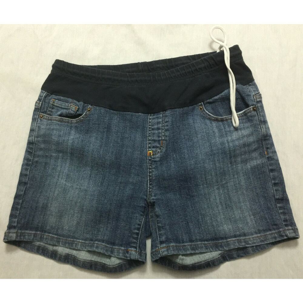 🌎🌎🌎 AMERICAN STAR MATERNITY WOMENS JEANS SHORTS SIZE M 🌎🌎🌎